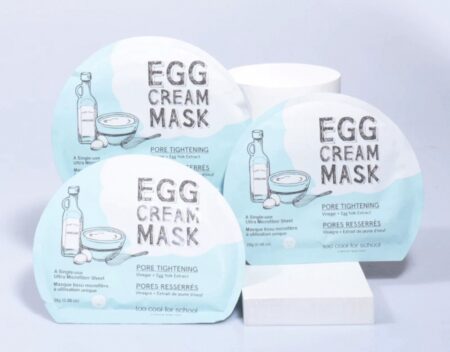 【美安大會】Too Cool For School Egg Cream Mask – Pore Tightening 蛋黃奶霜緊緻毛孔面膜