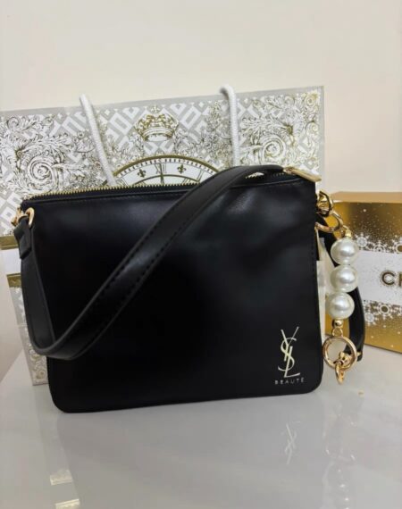 【美安大會】YSL BEAUTE 黑色時尚小方包